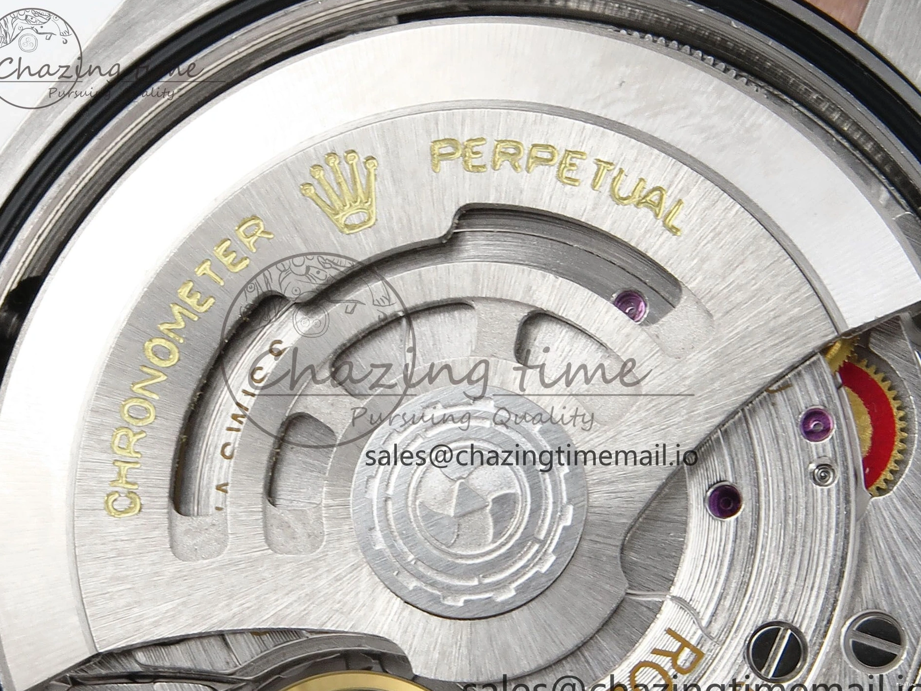 MiroTime 0204 SmoothTexture DateJust 36 126231 EWEF Best Edition Brown Dial Stick Marker on SS RG Jubilee Bracelet A 592